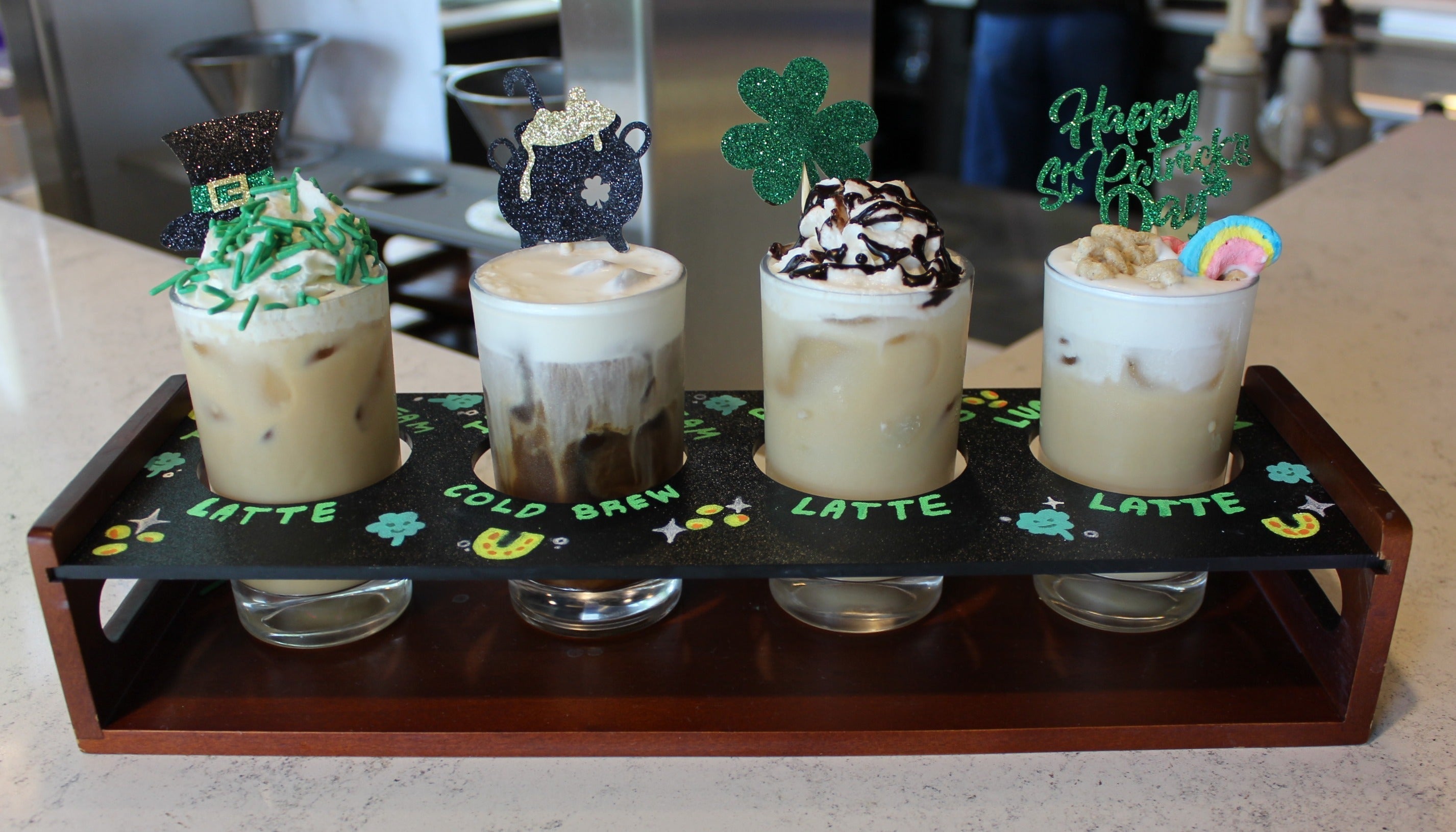 JOFFREY'S ST. PATRICK'S DAY COFFEE FLIGHT AT MIDTOWN TAMPA