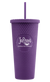 Joffrey's 24oz Purple Tumbler With Straw